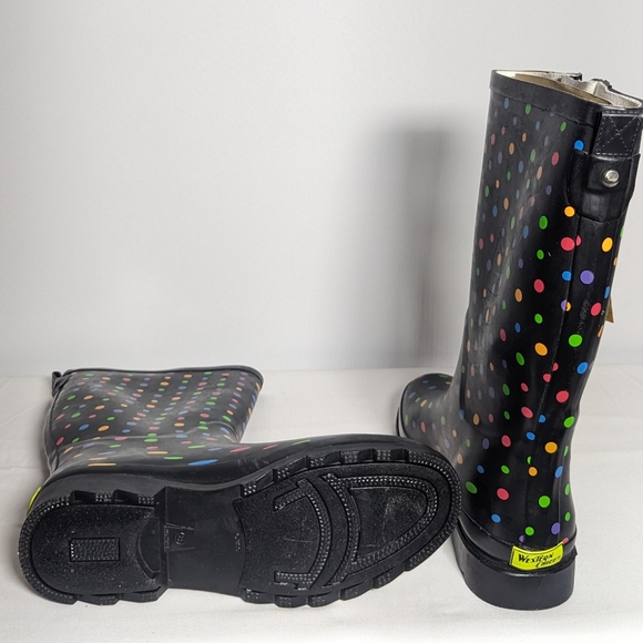 NEW Western Chief Womens Printed Tall Rain Boot Sz 8 - Picture 4 of 4